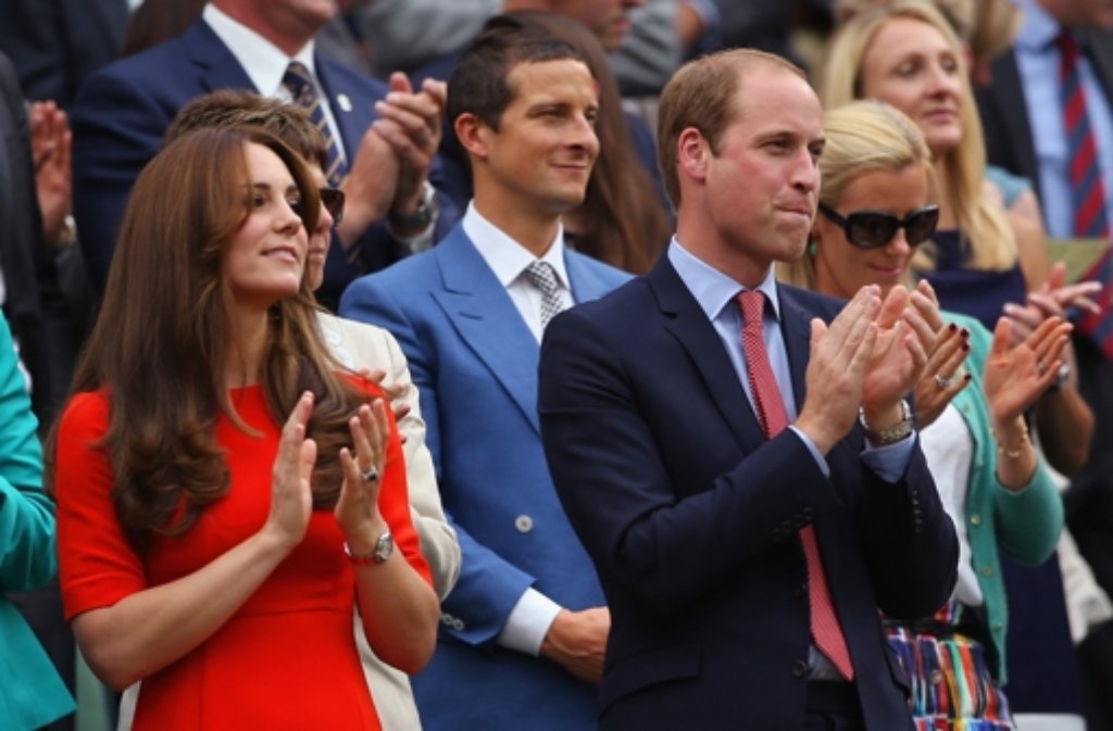 In der Royal Box auf dem Centre Court in Wimbledon verfolgten Herzogin Kate und ihr Mann, Prinz William, den Einzug von Andy Murray ins Halbfinale.