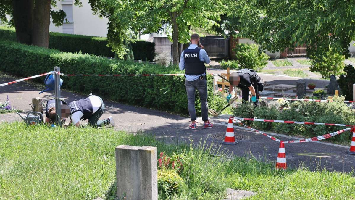 Attacke auf Beerdigung in Altbach: Tatverdächtiger  nicht vernehmungsfähig