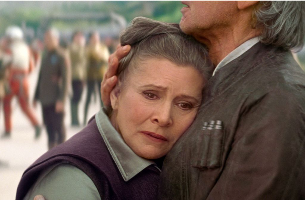 Carrie Fisher und Harrison Ford in „Episode VII“ (2015)