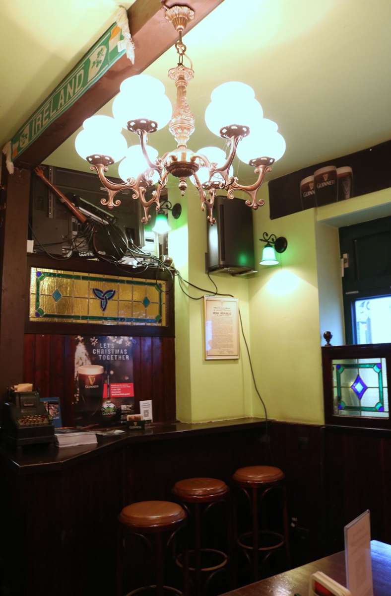 Gemütliche Sitzecke im Irish Pub.