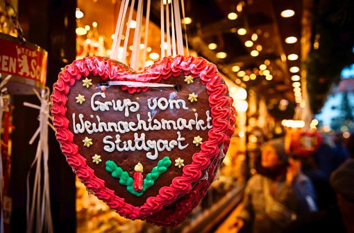 Ein Herz für Stuttgart haben Touristen aus dem In- und Ausland. Foto: Lg/Achim Zweygarth