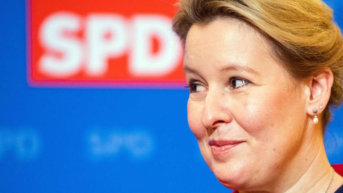 Neue Parteichefin der Berliner Sozialdemokraten: Franziska Giffey – Lokomotive oder Last für die SPD?