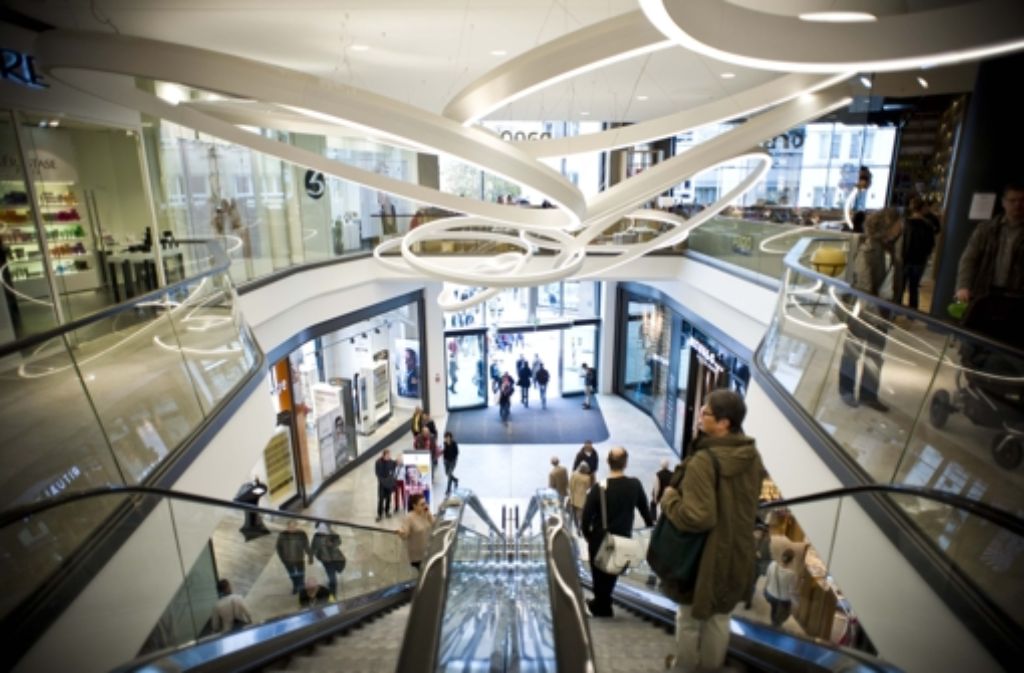 Einkaufen im Stuttgarter Shoppingcenter Das Gerber