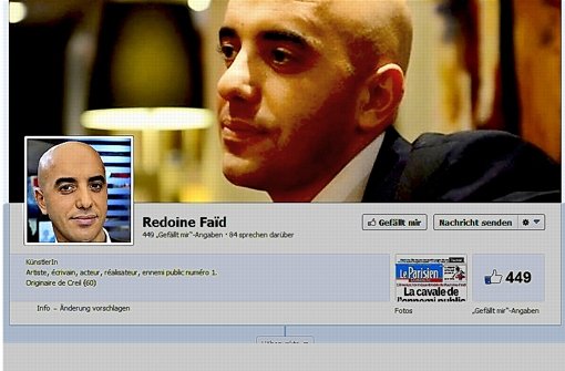 Gangsterboss mit Facebook-Fanseite: Redoine Faïd Foto: StZ-Screenshot