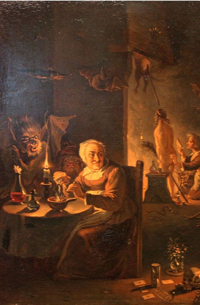 Auf dem Weg zur Walpurgisnacht, 1760, Teniers d. J.. (Deutsches Historisches Museum Berlin).