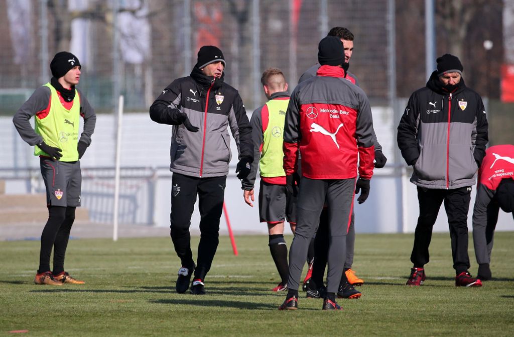 Vorbereitung auf das Spiel beim 1. FC Köln.