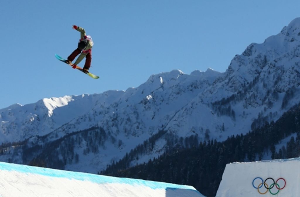 Die Schweizer Snowboarderin Elena Koenz