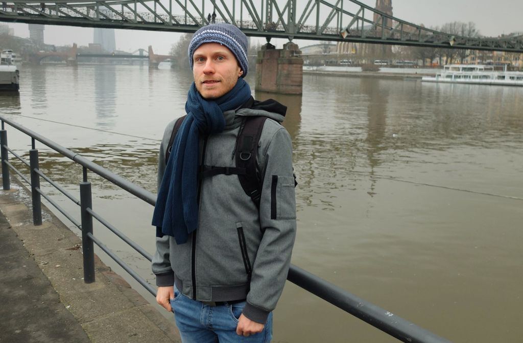 Jonathan Steinhauser steht kurz vor dem Masterabschluss in Politikwissenschaft an der Frankfurter Goethe-Universität – und ist vorbestraft wegen Hausfriedensbruchs.