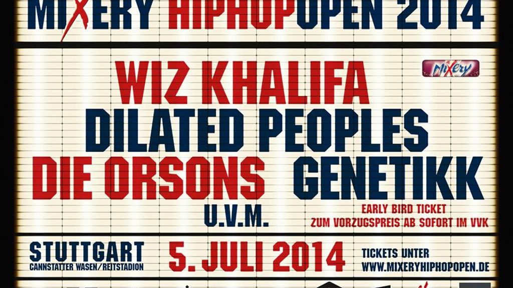 Hip Hop Open 2014: Tickets für frühe Vögel