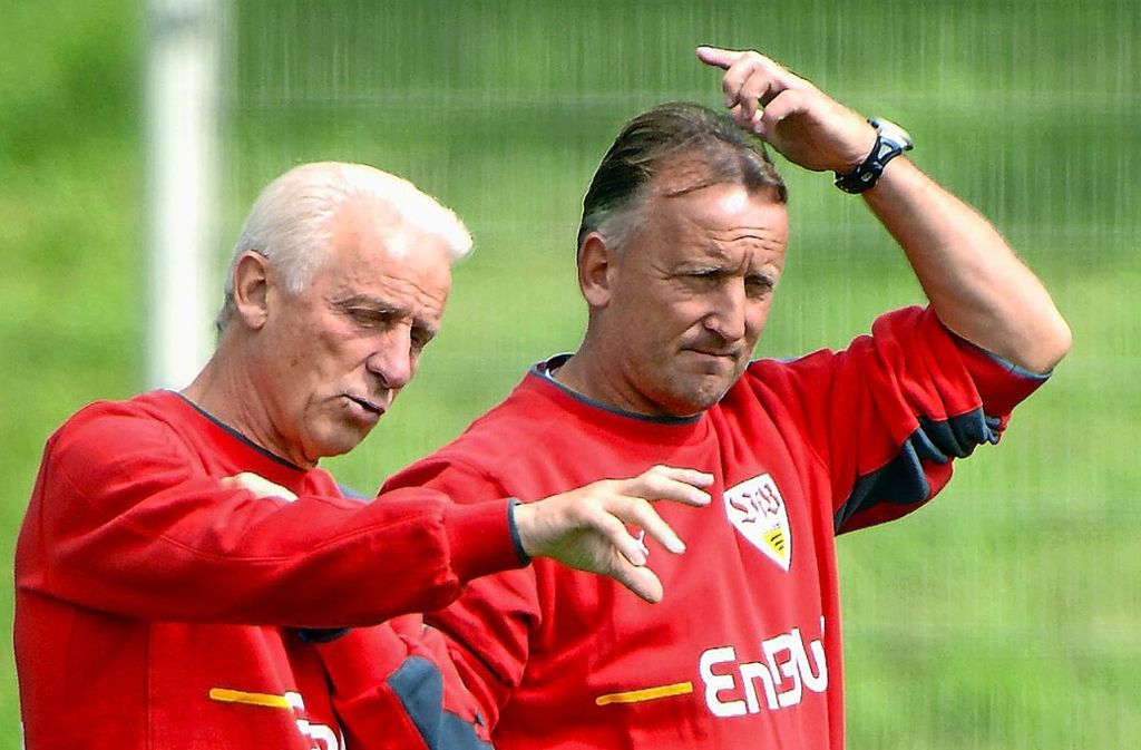 Nach der aktiven Karriere war Brehme eine zeitlang Trainer – unter anderem als Assistent von Giovanni Trapattoni beim VfB Stuttgart.