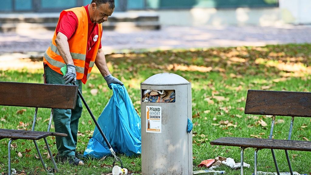 Abfallberge in Stuttgart: CDU will gegen den Müll vorgehen
