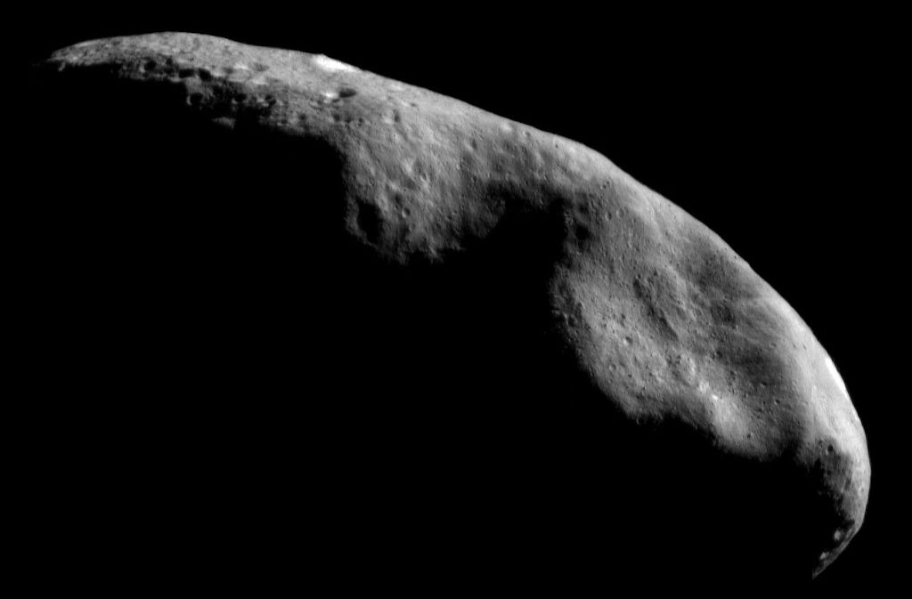 Dicker Brocken: Nahaufnahme des Asteroiden 433 Eros.