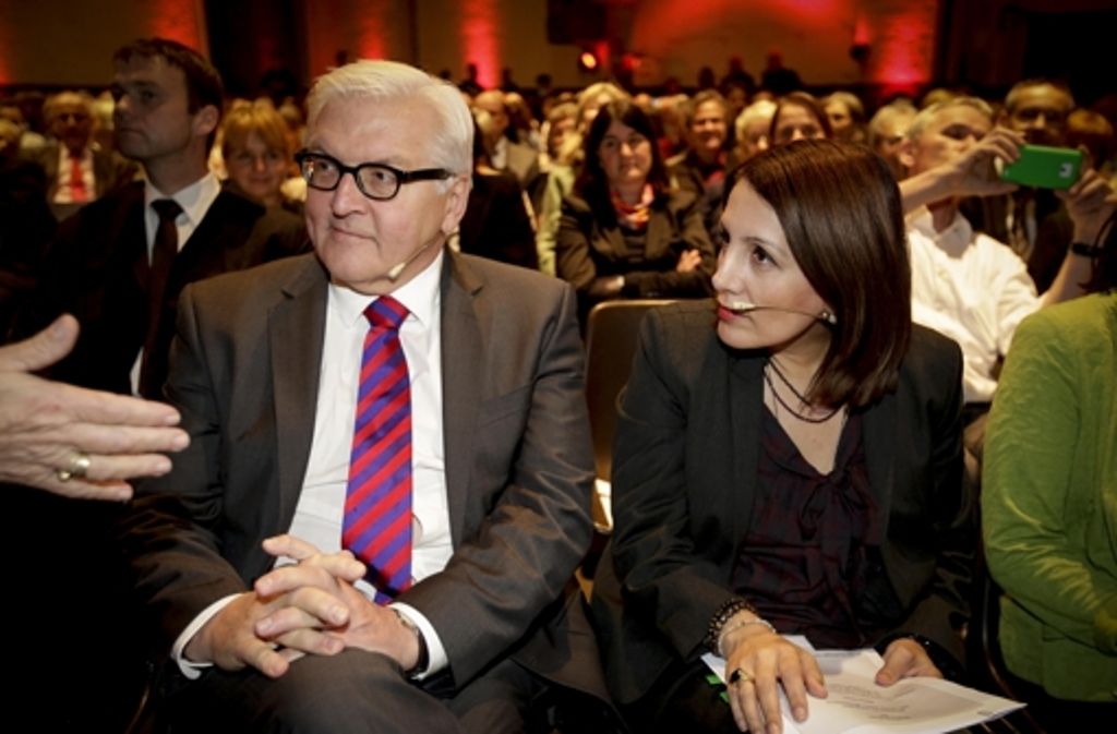Hier war Außenminister Frank-Walter Steinmeier im Oktober 2014 zu Gast in den Wagenhallen – bei einer Podiumsdiskussion über die „Wilkommenskultur“ in Deutschland.