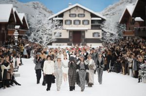 Ein letztes Mal mit Karl Lagerfeld im Schnee