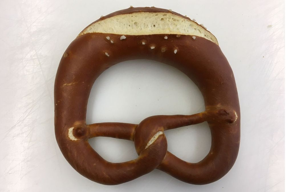 Bäckerei Voß aus dem Stuttgarter Osten (80 Cent): „Typische Bauch, knusprige Arme. Ganz einfach eine gute schwäbische Brezel.“