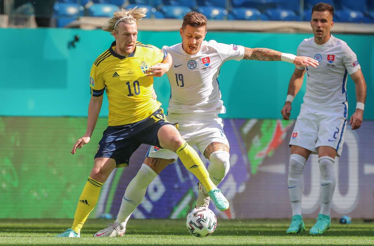 Schweden um den Leipzig-Profi Emil Forsberg hatte sich in Spiel eins ein 0:0 gegen Spanien erkämpft.