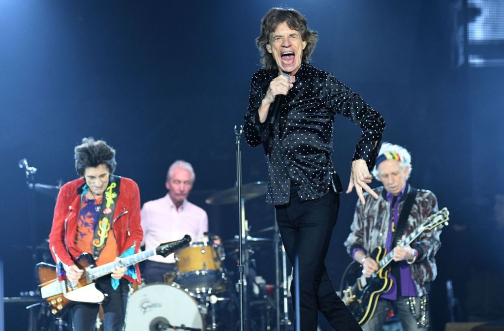 Die Rolling Stones beim Auftritt vor einem Jahr in Hamburg.