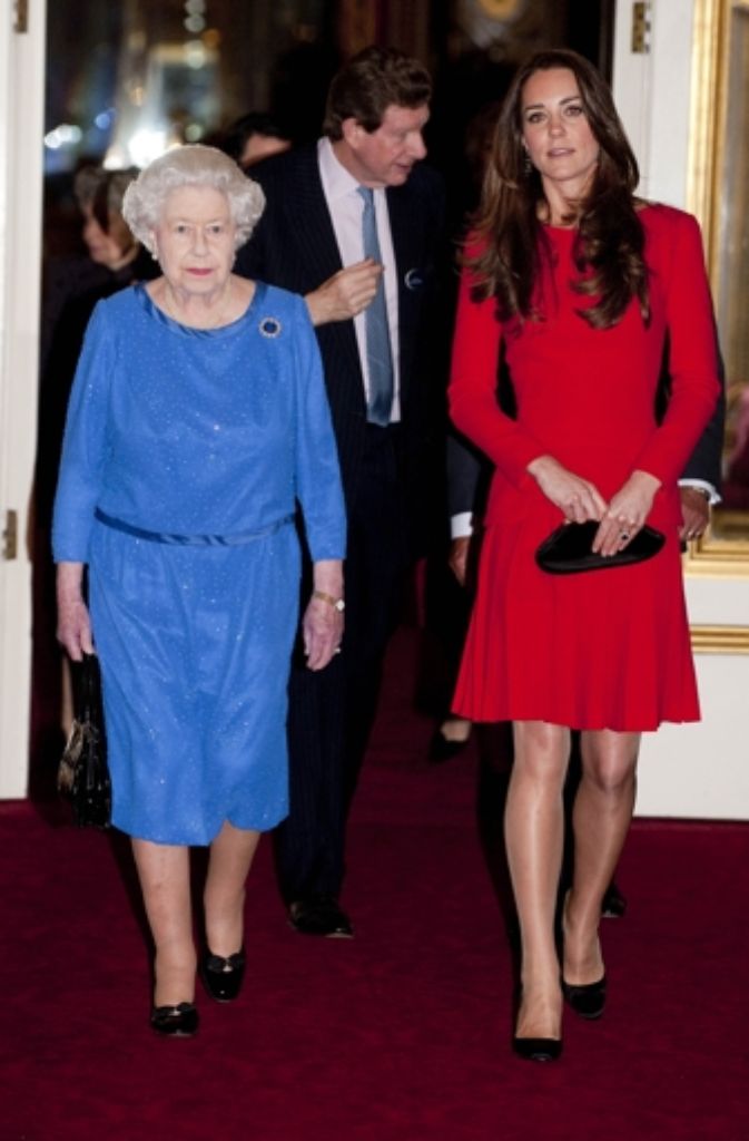 Herzogin Kate und Queen Elizabeth II