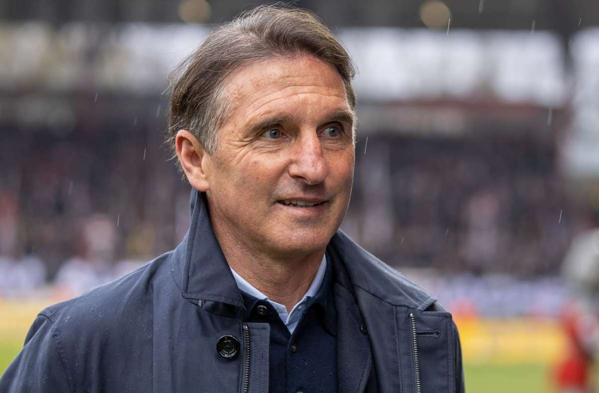 Trainer Bruno Labbadia steckt mit dem VfB Stuttgart weiter im Abstiegskampf.