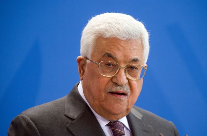 Palästinenserpräsident Mahmud Abbas entschuldigt sich