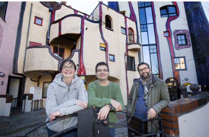 25 Jahre Hundertwasser-Bau in Plochingen: Wohnen im Kunstwerk
