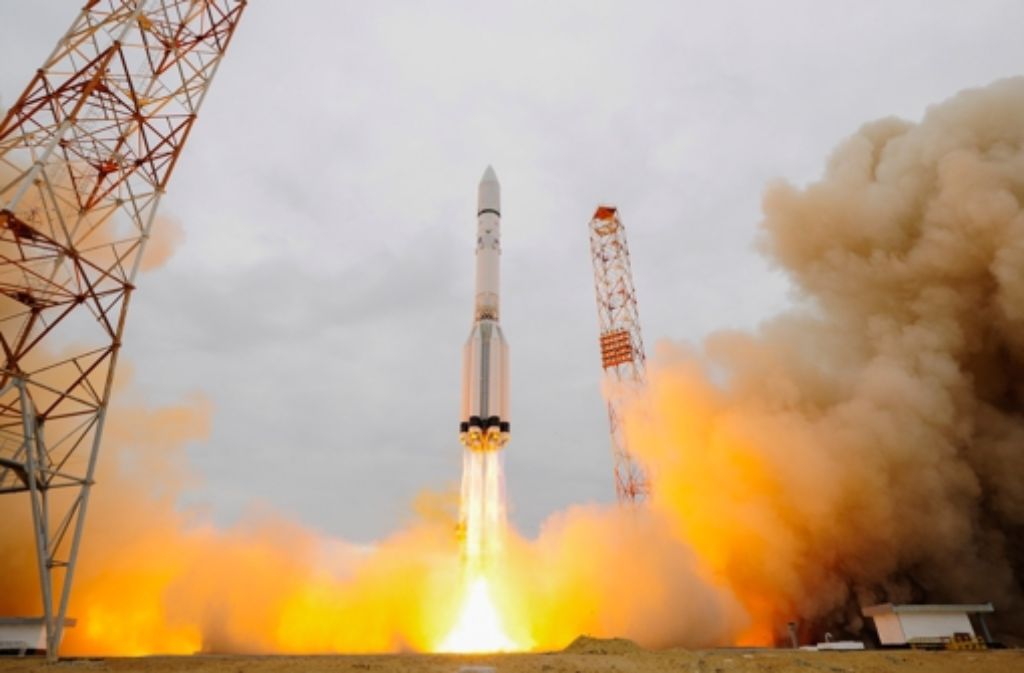 Die Proton-M-Rakete mit dem Projekt ExoMars an Bord ist am Montag vom russischen Kosmodrom Baikonur in Kasachstan abgehoben.
