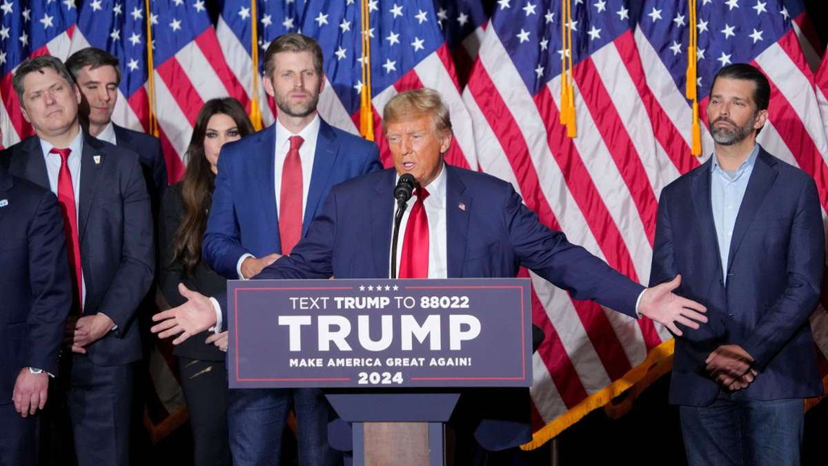 US-Wahlkampf in Iowa: Trump tritt an, als wäre er Präsident