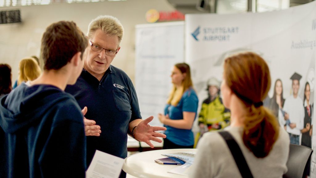 Ausbildungsmesse: Diese Jobs bietet der Stuttgarter Flughafen