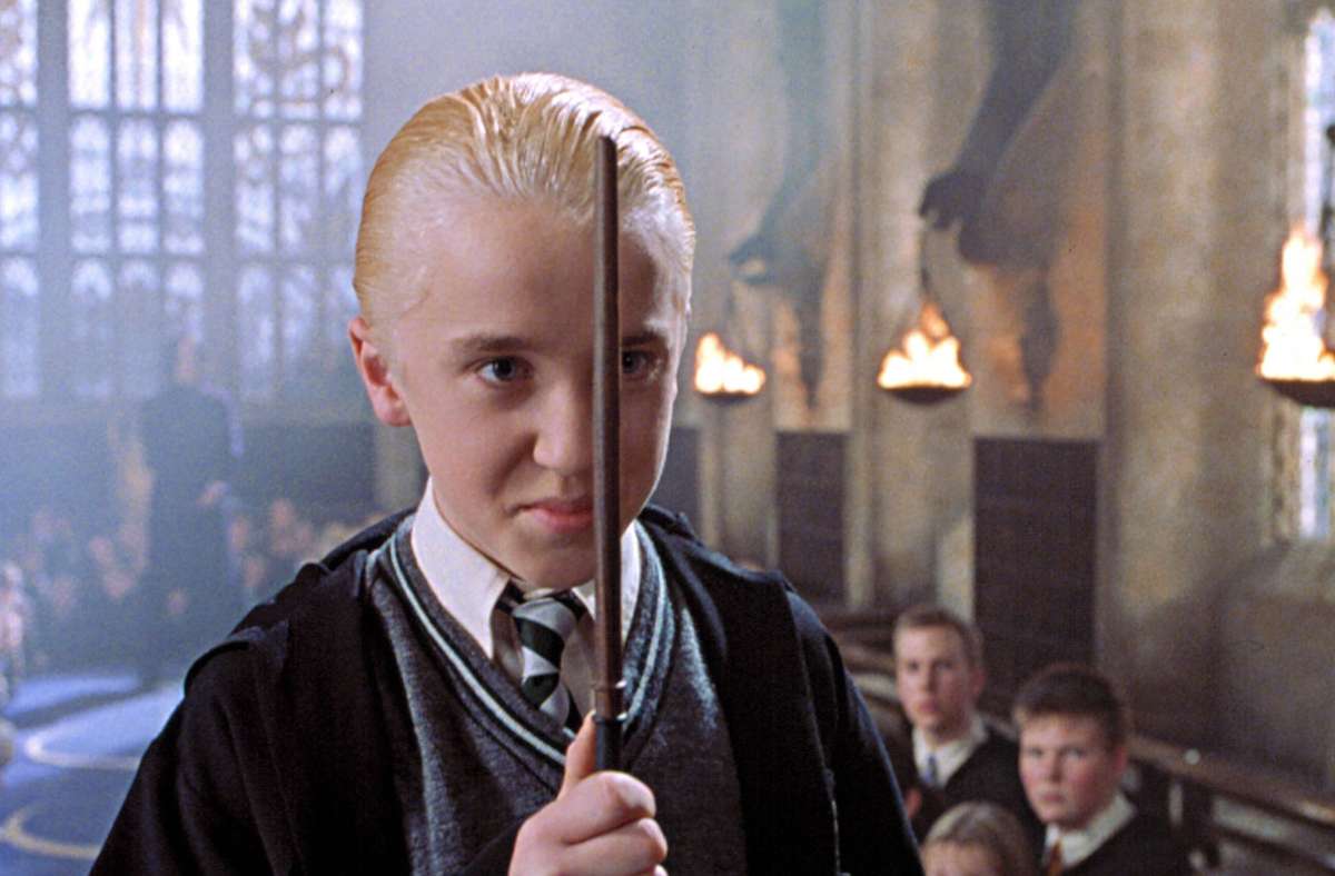 Eigentlich wollte Tom Felton gerne den Harry spielen – doch die Filmmacher besetzten ihn als den Slytherin-Fiesling Draco Malfoy.