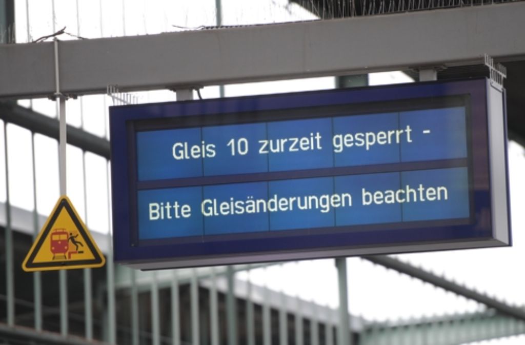 Die Sperrung von Gleis 10 am Stuttgarter Hauptbahnhof ist aufgehoben. Der Verkehrsclub Deutschland ist erleichtert. Foto: dpa