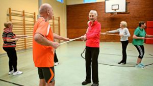 Freizeitsport geht auch  im Alter von 85 Jahren