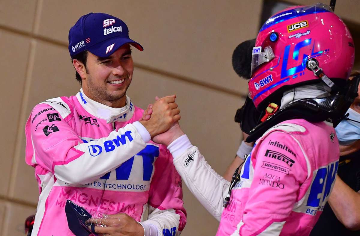 1. Platz: Na endlich: Sergio Perez gewinnt am 6. Dezember 2020 in Bahrain erstmals – es ist sein 190. Rennen.