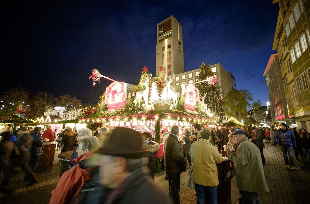 Der Stuttgarter Weihnachtsmarkt ist nicht nur bei Stuttgartern äußerst beliebt.