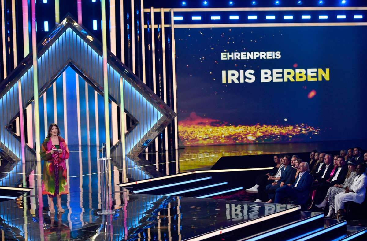 Iris Berben war eine Preisträgerin des Abends.