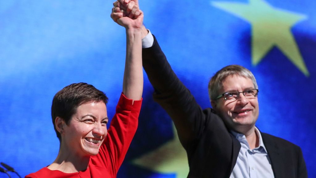 Grünen-Parteitag in Leipzig: Ska Keller und Sven Giegold sind das Spitzenduo für Europa