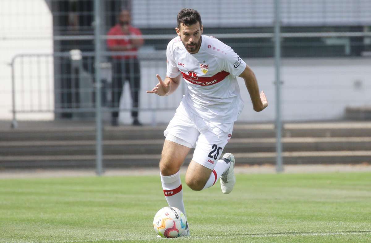 Luca Pfeiffer, Position: Angriff, Alter: 26, Größe: 1,96 Meter, Gewicht: 98 Kilogramm, beim VfB seit 2.8.2022. Vertrag bis 30. Juni 2026.