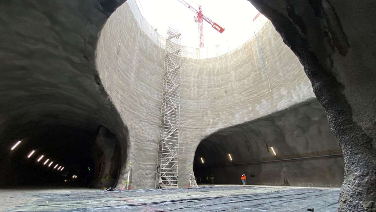 Bau von Stuttgart 21: Vorerst letzter S-21-Tunnel wird durchgeschlagen