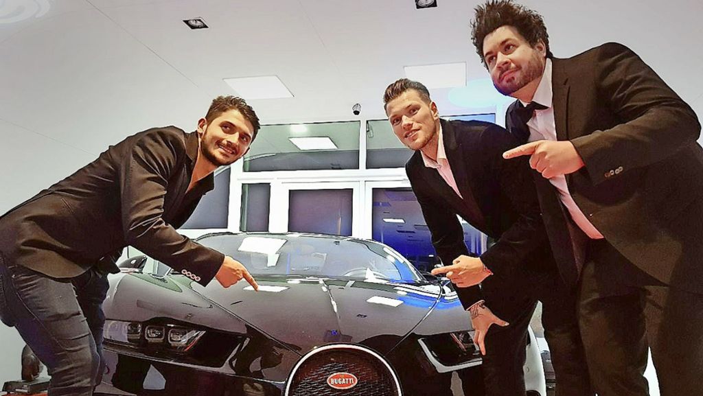 Stuttgarter Besuch bei den Kanz-Brüdern: Luxusautohändler locken Promis an