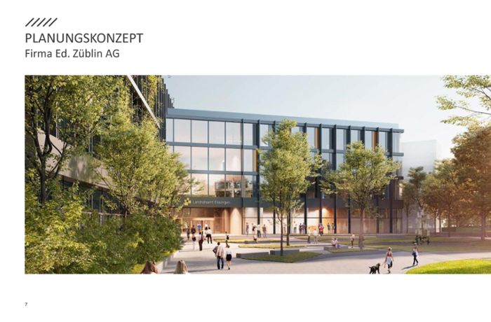 Kreistag beschließt  Bau einens neuen Landratsamts in Esslingen