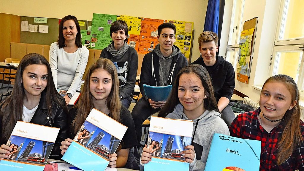 Unterricht in Bad Cannstatt: Deutsche Spanier und spanische Deutsche