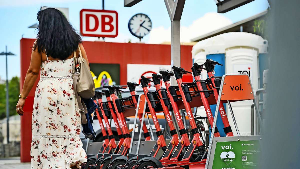 Pilotprojekt Bad Cannstatt: Wo E-Scooter in Stuttgart  eigene Parkplätze bekommen