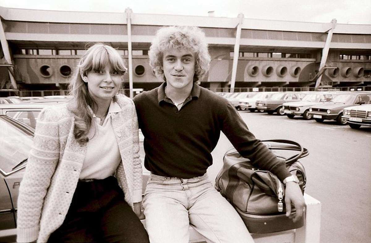 Ein Schmankerl zum Schluss: Jungprofi Schäfer mit Freundin Yvonne anno 1981.