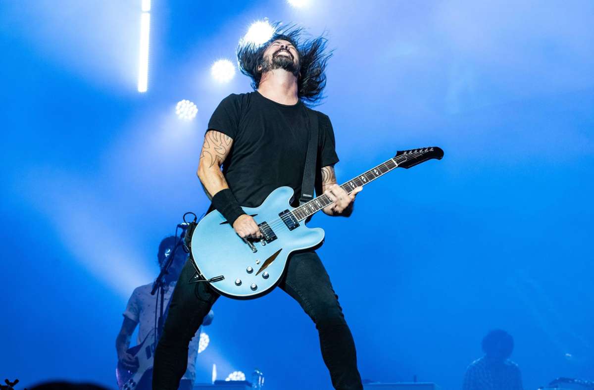 Unprätentiöser Rockstar: Dave Grohl, Sänger und Gitarrist der Foo Fighters, 2019 in Leeds.