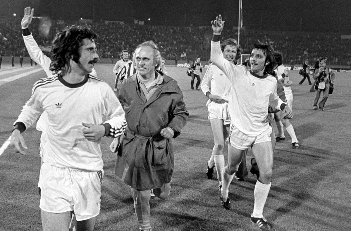 1974 feierte Gerd Müller den Europapokal der Landesmeister mit dem FC Bayern München.