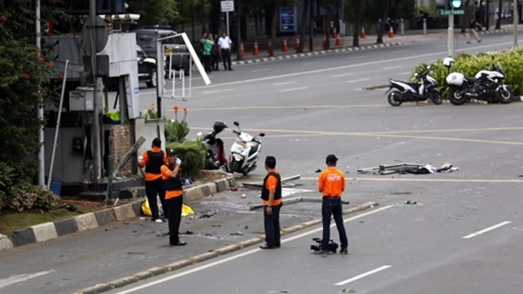 Terroranschlag in Jakarta: Sieben Tote ein  Deutscher verletzt
