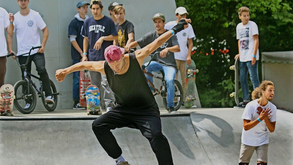 Skate-Open in Göppingen: Mutige Fahrer zeigen ihre besten Tricks