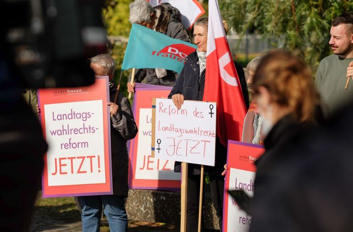 Diese Frauen wollen eine Reform des Landtagswahlrechts – und zwar bald