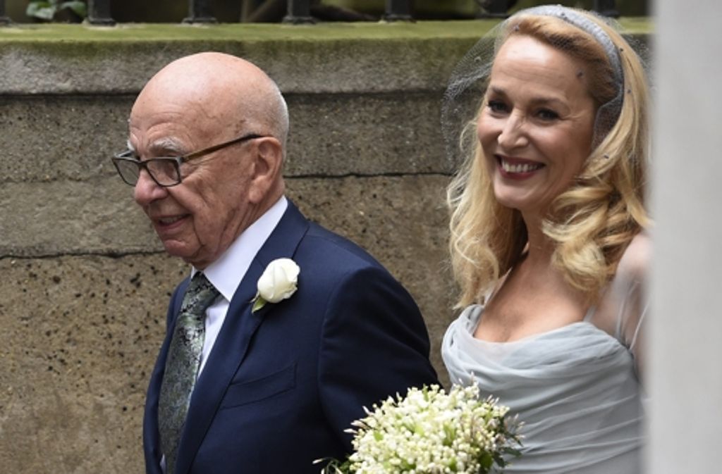 Das Brautpaar Murdoch und Hall