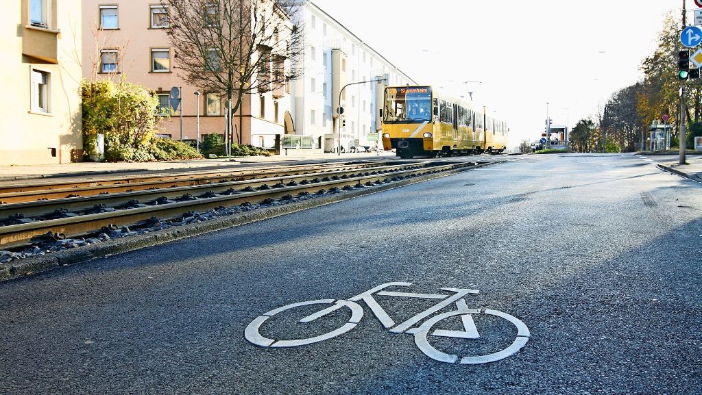 Zuffenhausen: Piktogramme sollen Sicherheit für Radfahrer erhöhen