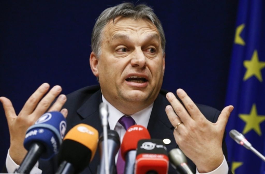 Viktor Orbán ist wieder einmal in den Fettnapf getreten. Foto: dpa